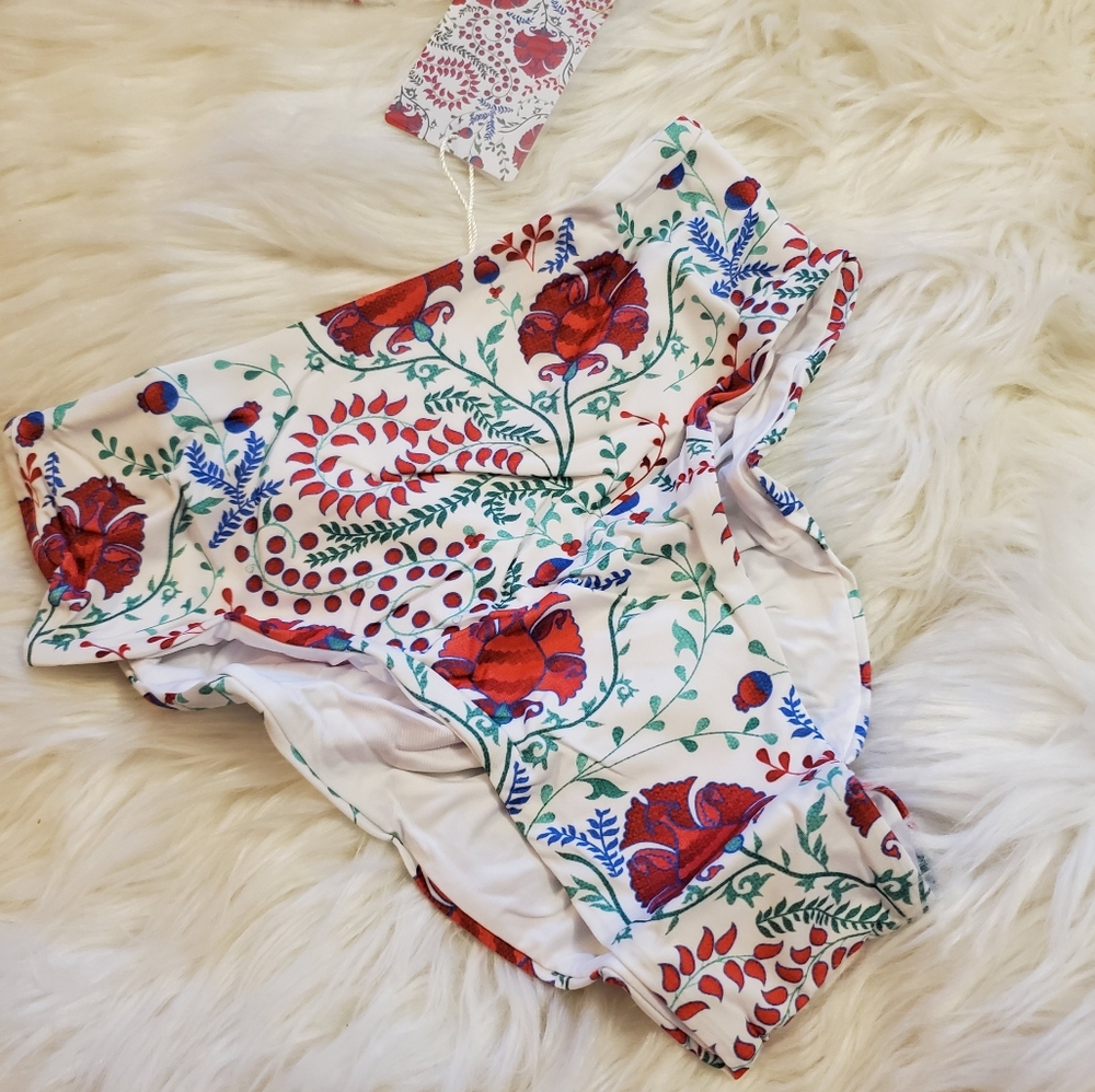 Toluca Swim Gia Maxi bottom - Renaissance print